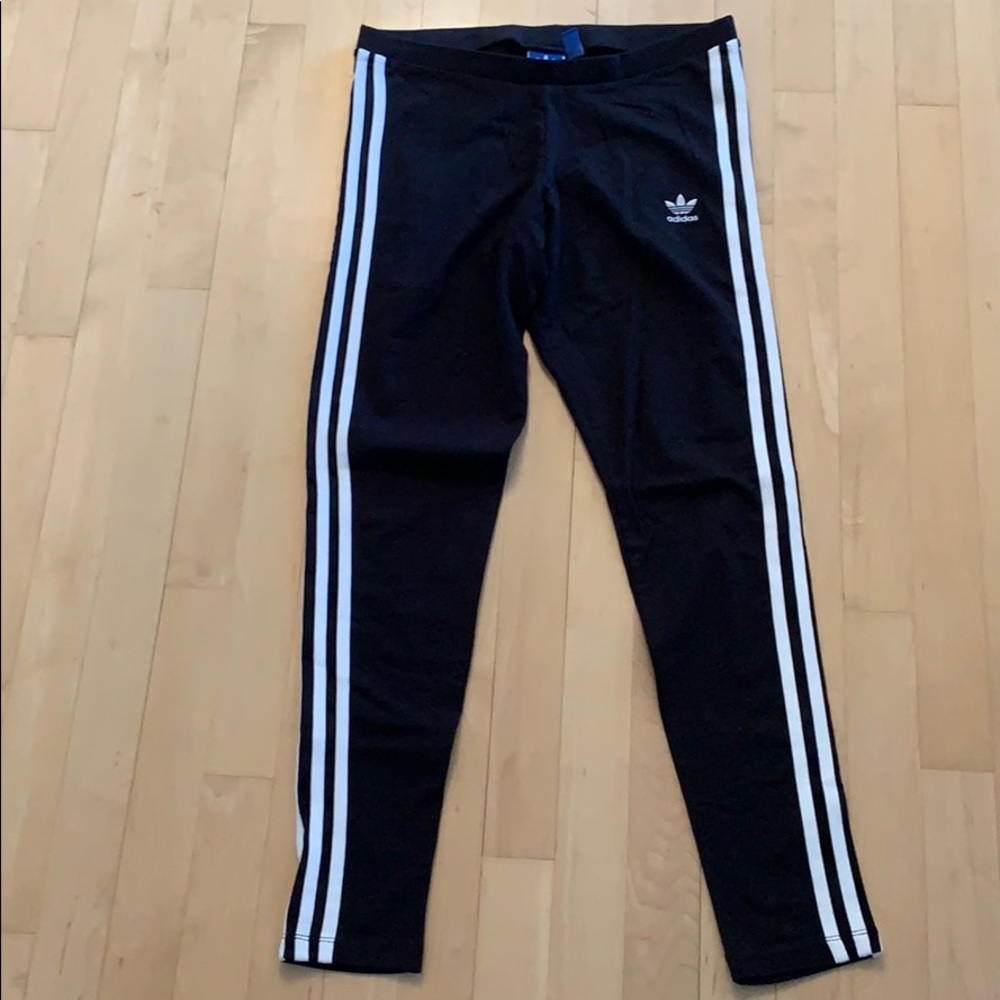 Adidas 3 stripe leggings
